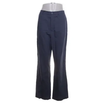 Broek (Blauw) van Uniqlo Linnen, Polyester, Viscose