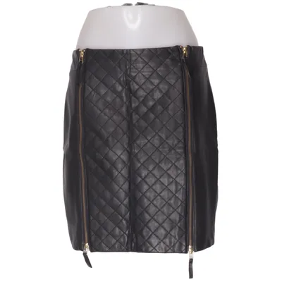 Läderkjol (Svart) från DAY Birger et Mikkelsen Polyester, Skinn