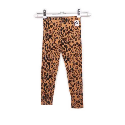 Leggings (Beige, Flerfärgad) från Mini Rodini Elastan, Lyocell