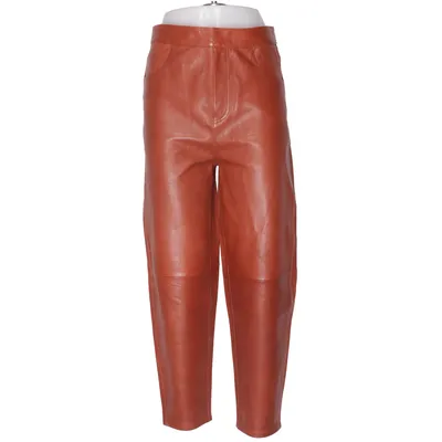 Lederhose (Barrel) von Zara Baumwolle, Leder