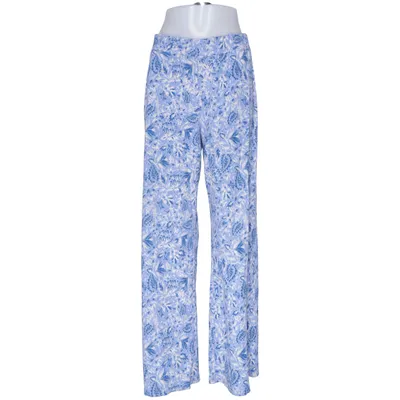 Palazzobyxor (Blå, Flerfärgad) från Cotton Club Elastan, Polyester