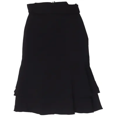 Jupe (Noir) de Temperley Acétate, Soie, Viscose