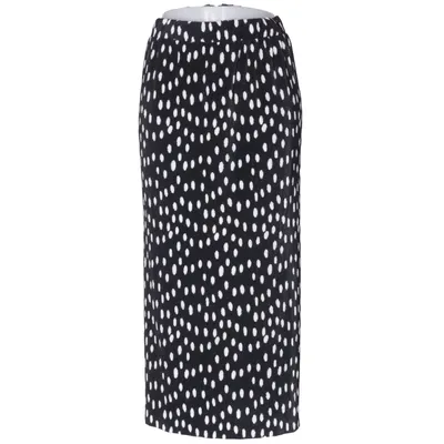 Maxi skirt (Black, White) from ASOS