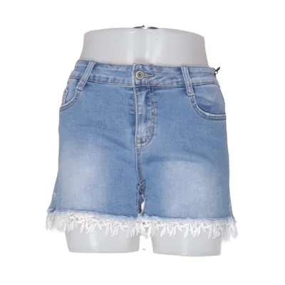 Jeansshorts (Blå) från Nina Carter Bomull, Elastan, Polyester