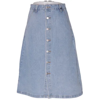 Jupe en jean (Bleu) de Dazy Coton, Polyester