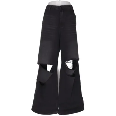 Jean (Noir) de Missguided Plus Coton, Polyester