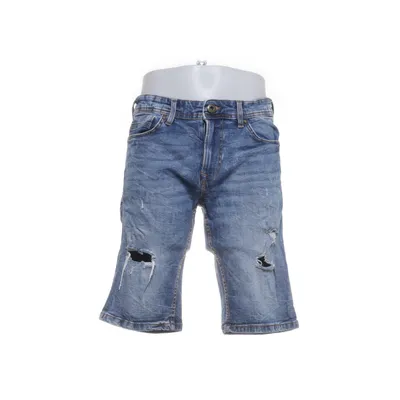 Denim shorts (Blauw) van Smog Katoen, Elastaan