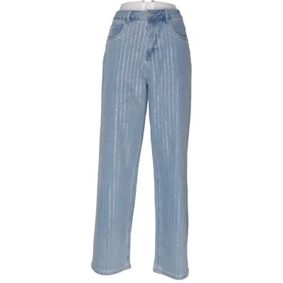 Jeans (Blå, Silverfärgad) från Cream Bomull, Elastan, Polyester