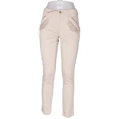Pantalon (Beige) de Flash Jeans Coton, Élasthane
