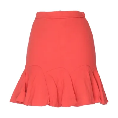 Rok (J16) van Carven Acetaat, Viscose, Wol