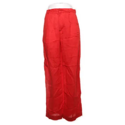 Pantalon patte d'éléphant (Rouge) de Gina Tricot Lin