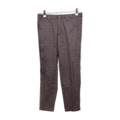 Broek (Bruin, Zwart, Meerkleurig) van Zara Man Katoen, Elastaan