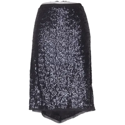 Kjol (Svart, Silverfärgad) från Generous by Lindex Polyester, Viskos