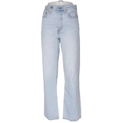 Jeans (Ribcage Straight Ankle) from Levi Strauss & Co Cotton, Lyocell