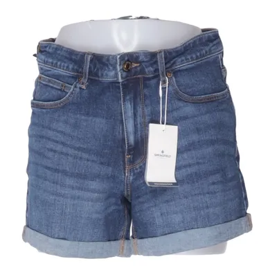 Short en jean (Bleu) de Springfield Coton, Élasthane