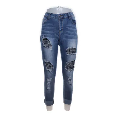 Jean (Bleu) de Rose Player Coton, Élasthane, Polyester