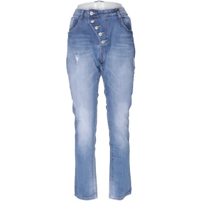 Jeans (Blå) fra Place du Jour Bomuld, Elastan