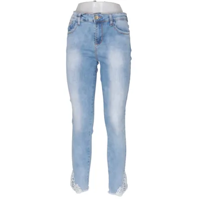 Jeans (Blå) fra Miss RJ Bomuld, Elastan, Polyester