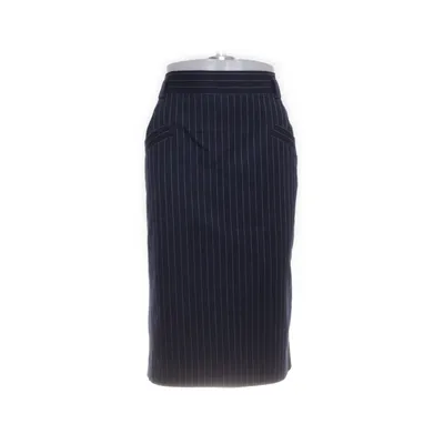 Skirt (Blue, White) from Ted Nicol Polyester, Wool