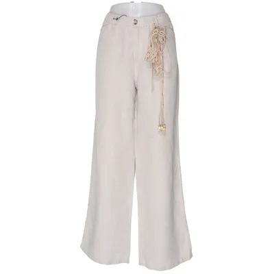 Pantalon (Beige) de Anna Montana Coton, Lin, Tencel