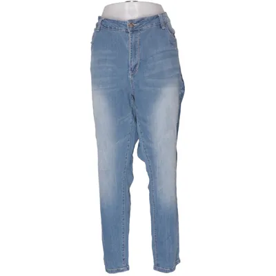 Jeans (Blå) fra Created by Chic Bomuld, Elastan