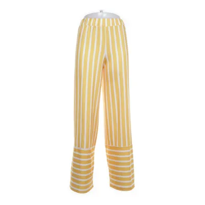 Palazzo pants (Yellow, White) from Gina Tricot