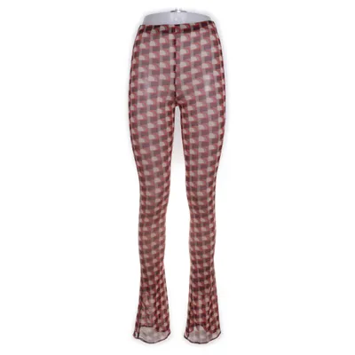 Palazzobyxor (Brun, Röd, Beige, Flerfärgad) från Zara Elastan, Polyester