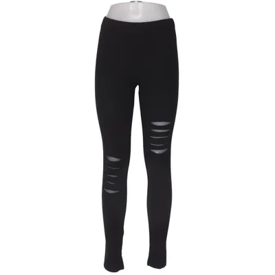 Leggings (Zwart) van Jean Pascale Katoen, Elastaan