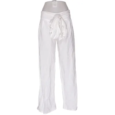 Pantalon patte d'éléphant (Blanc) de Lois Jeans Lin, Viscose