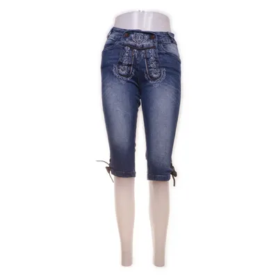 Three-quarter pants (Blue) from Alpenfeeling Cotton, Elastane