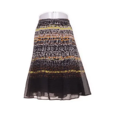 Kjol (Svart, Flerfärgad) från Kello Scandinavia Acetat, Polyester