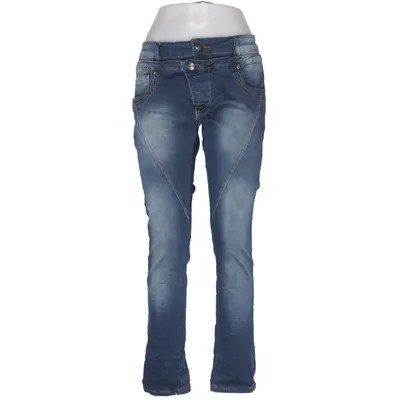 Jeans (Blå) från Mozzaar Bomull, Elastan