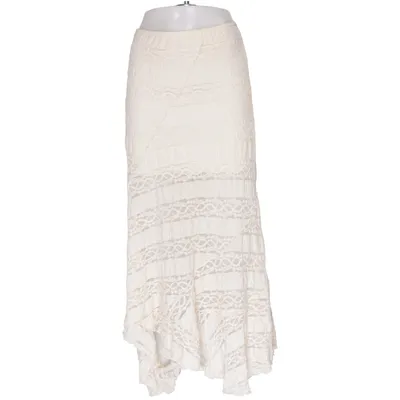 Maxi rok (Beige) van Bershka Elastaan, Polyester