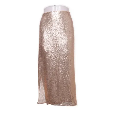 Rock (Beige, Silber) von H&M Elasthan, Polyester