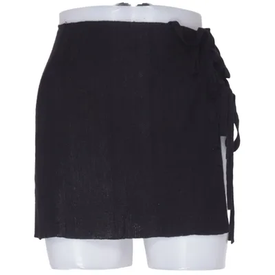 Jupe portefeuille (Noir) de NA-KD