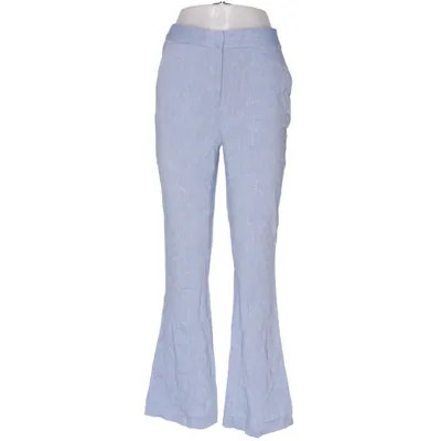 Chinos (Blue) from Zara Cotton, Linen, Viscose