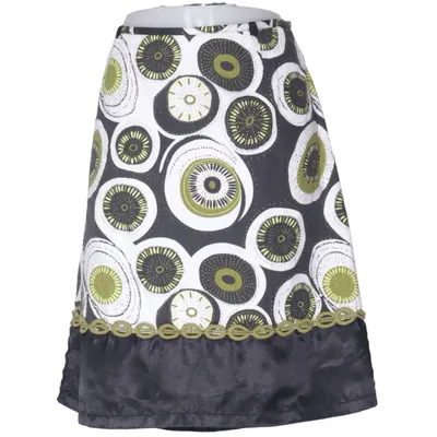 Jupe (Noir, Vert, Blanc, Multicolore) de Green House Coton, Polyester, Viscose