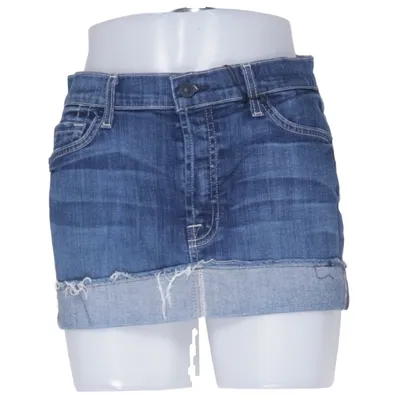 Jeanskjol (Blå) från 7 for All Mankind Bomull, Elastan