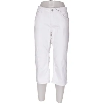 Three-quarter pants (White) from Denim Cotton, Elastane