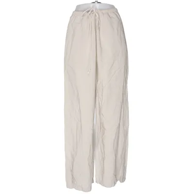 Palazzobyxor (Beige) från Uniqlo Bomull, Linne, Polyester, Viskos