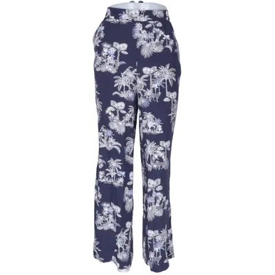 Pantalon patte d'éléphant (Bleu, Blanc, Multicolore) Viscose