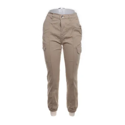 Cargo pants (Beige) from Femme Luxe Cotton, Elastane