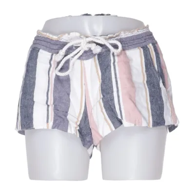 Pajama shorts (Blue, White, Pink) from Roxy Linen, Viscose