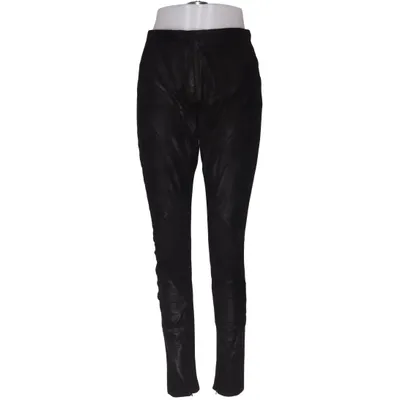 Leggings (Schwarz) von Noa Noa Baumwolle, Leder