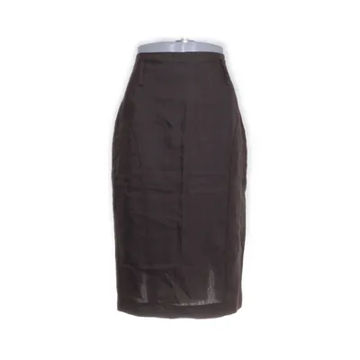 Pencil skirt (Brown) from Genti's Linen, Viscose