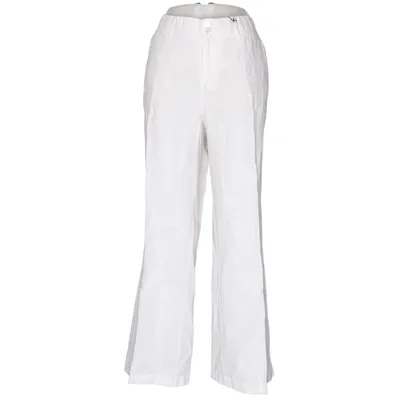 Broek (Wit) van Flash Woman City Linnen