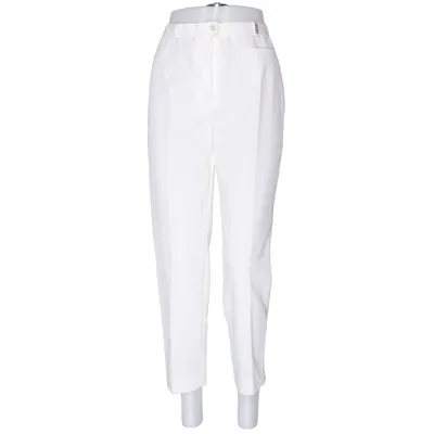 Suit pants (White) from Bode Polyester, Wool