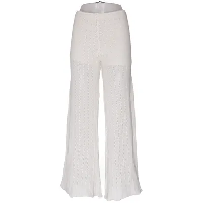 Palazzobyxor (Vit) från Pull & Bear Bomull, Polyester