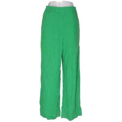 Palazzo pants (Green) from Zara Linen, Viscose