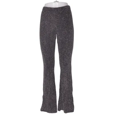 Byxor (Svart, Silverfärgad) från Urban Outfitters Elastan, Metallfiber, Polyamid